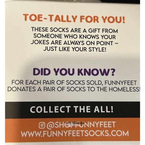 Funny Feet Dad Joke Socks - Picture 4 of 5